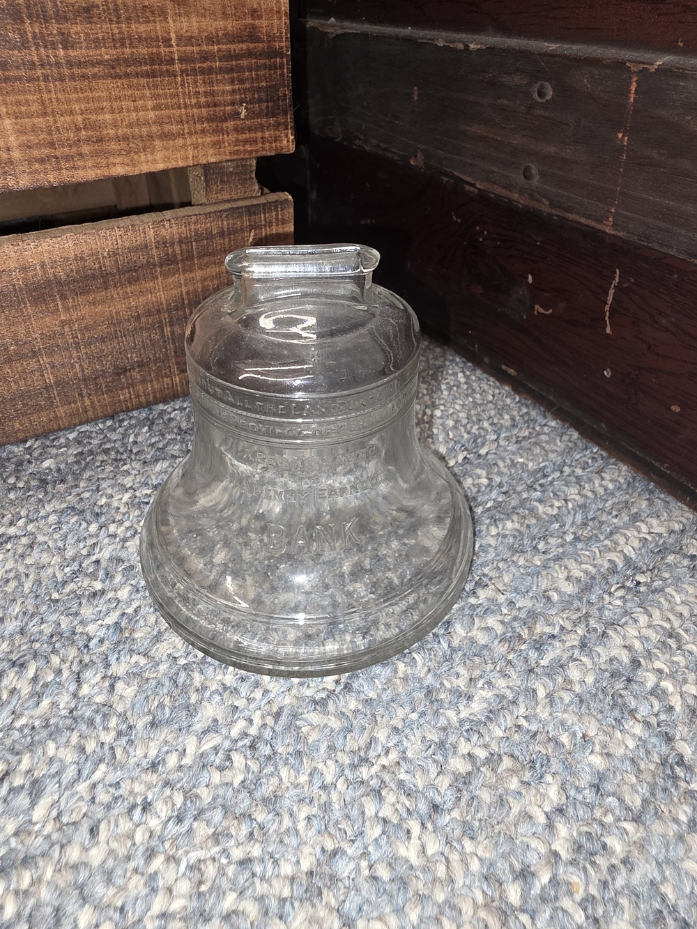 Vintage Anchor Hocking Liberty Bell Bank